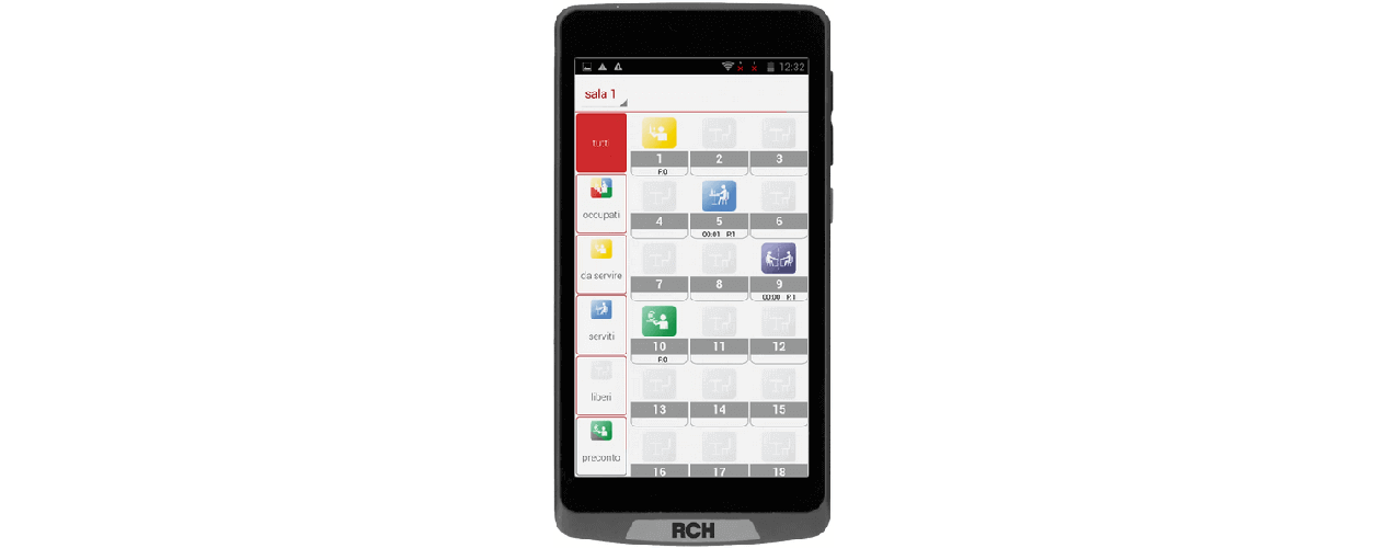 palmare software rch raccolta comande ristorante pub pizzeria camf brescia